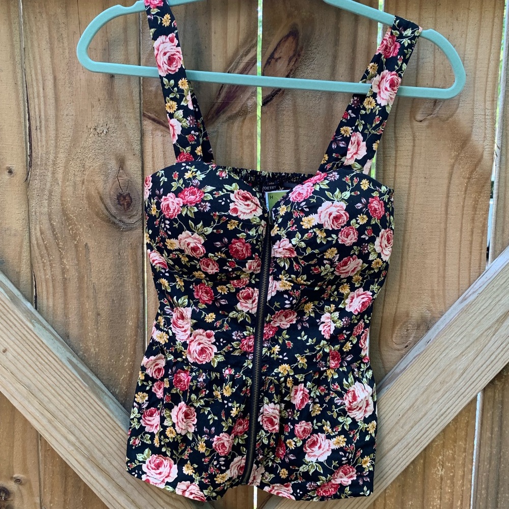 Floral Bodice Top